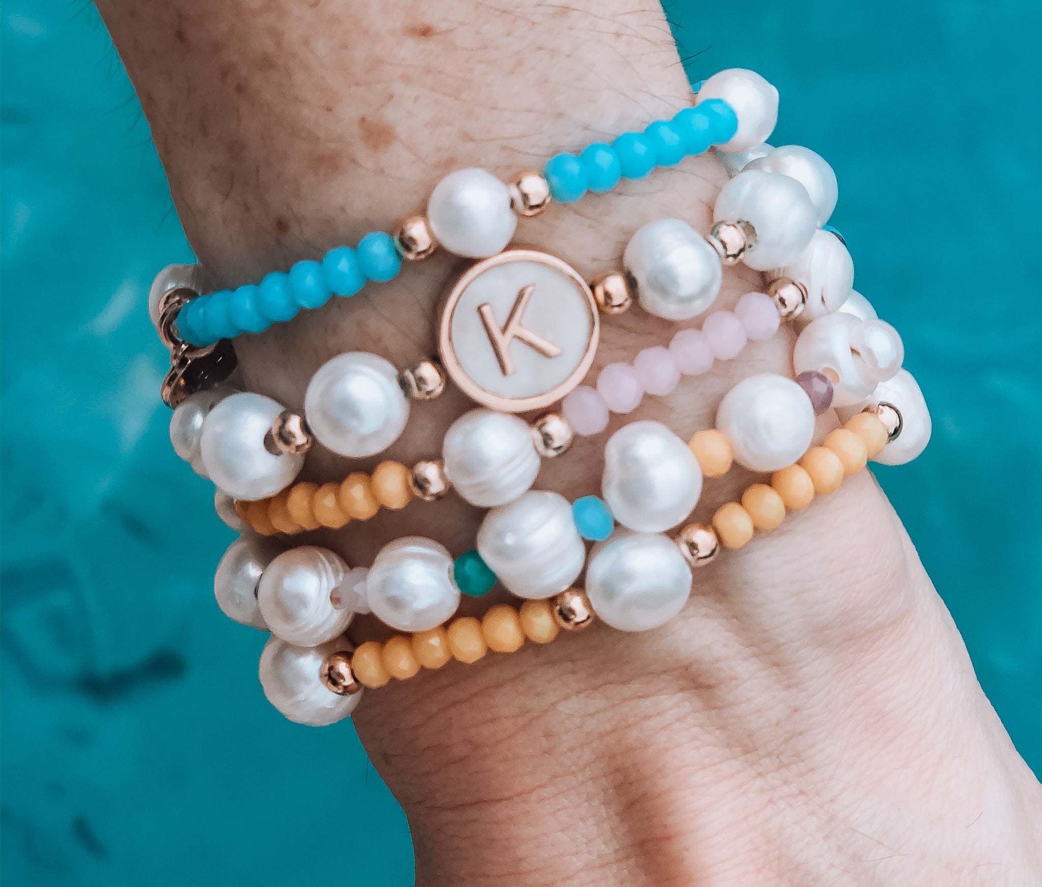 Kundan-Marsala Stone and Pearl Bracelet – PAYA
